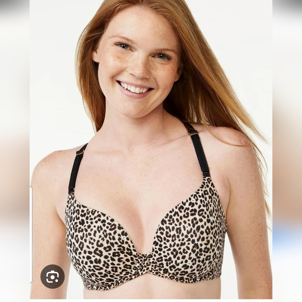 Joyspun Women's Smoothing T-Shirt Bra, Sizes 42D